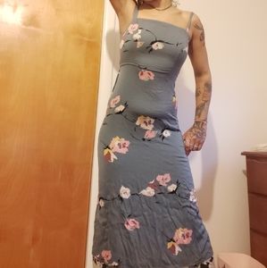 Urban Outfitters Boho Long Back Tie Boho Dress *XS